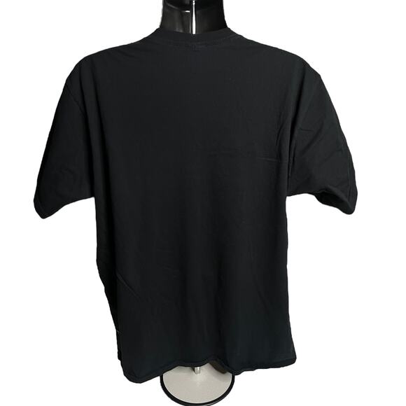 Cat Eating Ramen Graphic Tee - Cute Food Anime Style - 2XL Black T-Shirt - Picture 2 of 11